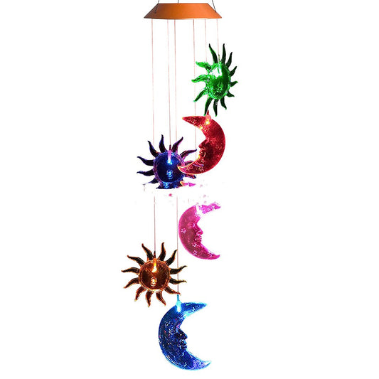 Sun Moon LED color changing decorative lamp